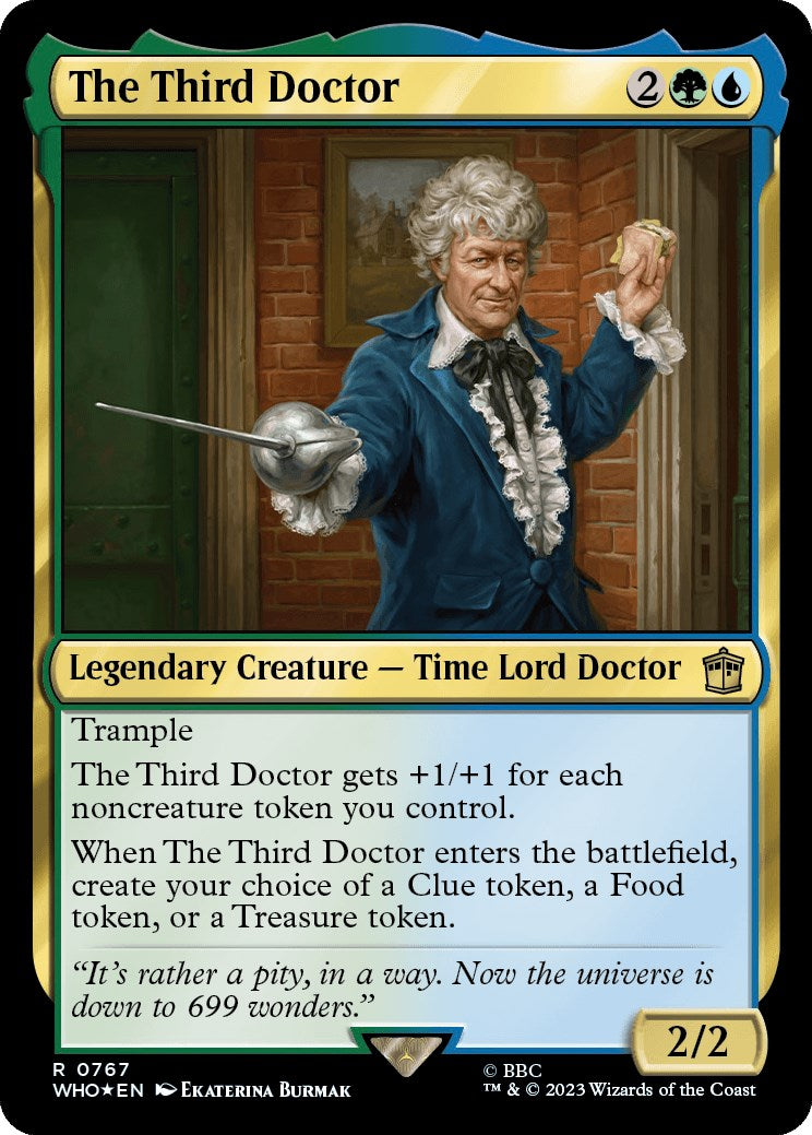 The Third Doctor (Surge Foil) [Doctor Who] | Deep Dive Games St. Marys