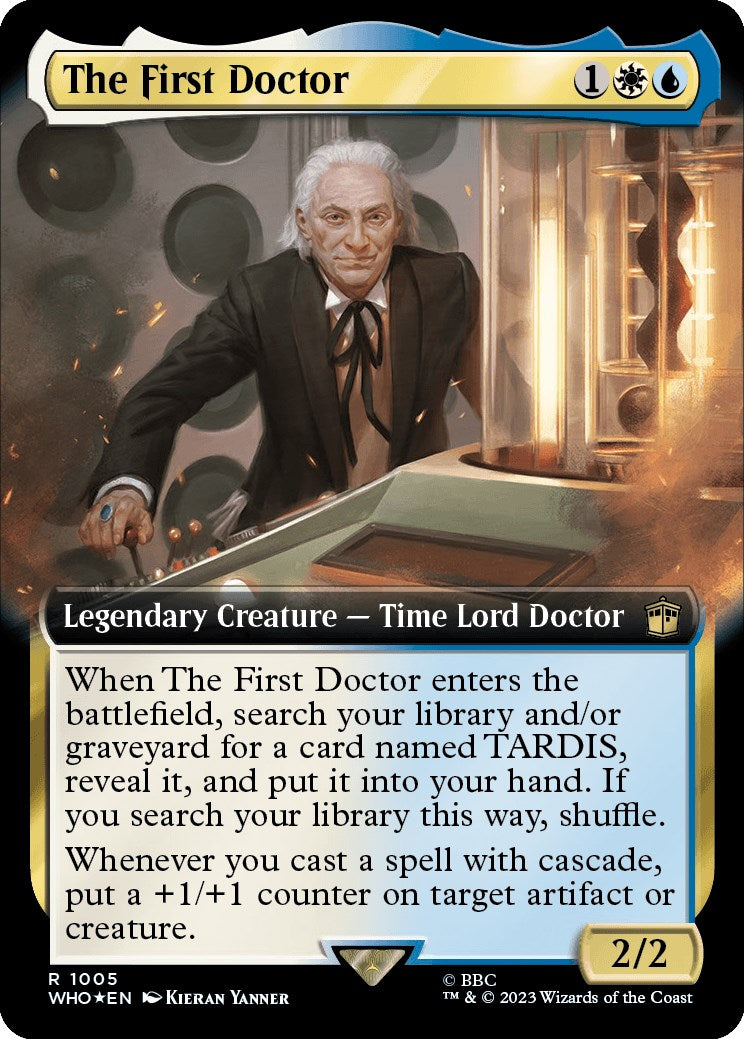 The First Doctor (Extended Art) (Surge Foil) [Doctor Who] | Deep Dive Games St. Marys