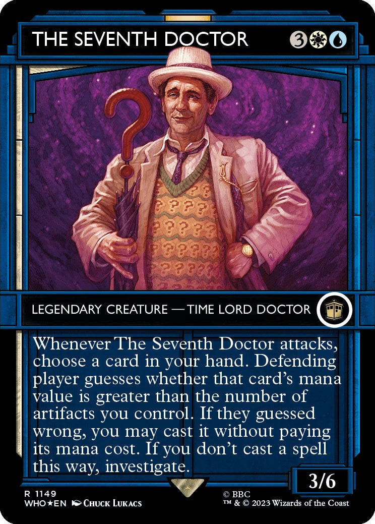 The Seventh Doctor (Showcase) (Surge Foil) [Doctor Who] | Deep Dive Games St. Marys