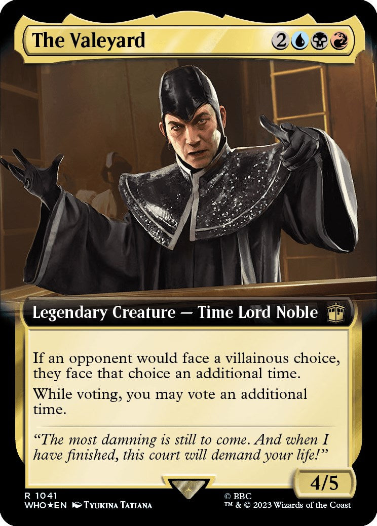 The Valeyard (Extended Art) (Surge Foil) [Doctor Who] | Deep Dive Games St. Marys