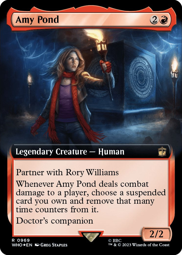 Amy Pond (Extended Art) (Surge Foil) [Doctor Who] | Deep Dive Games St. Marys