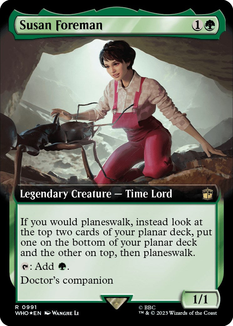 Susan Foreman (Extended Art) (Surge Foil) [Doctor Who] | Deep Dive Games St. Marys