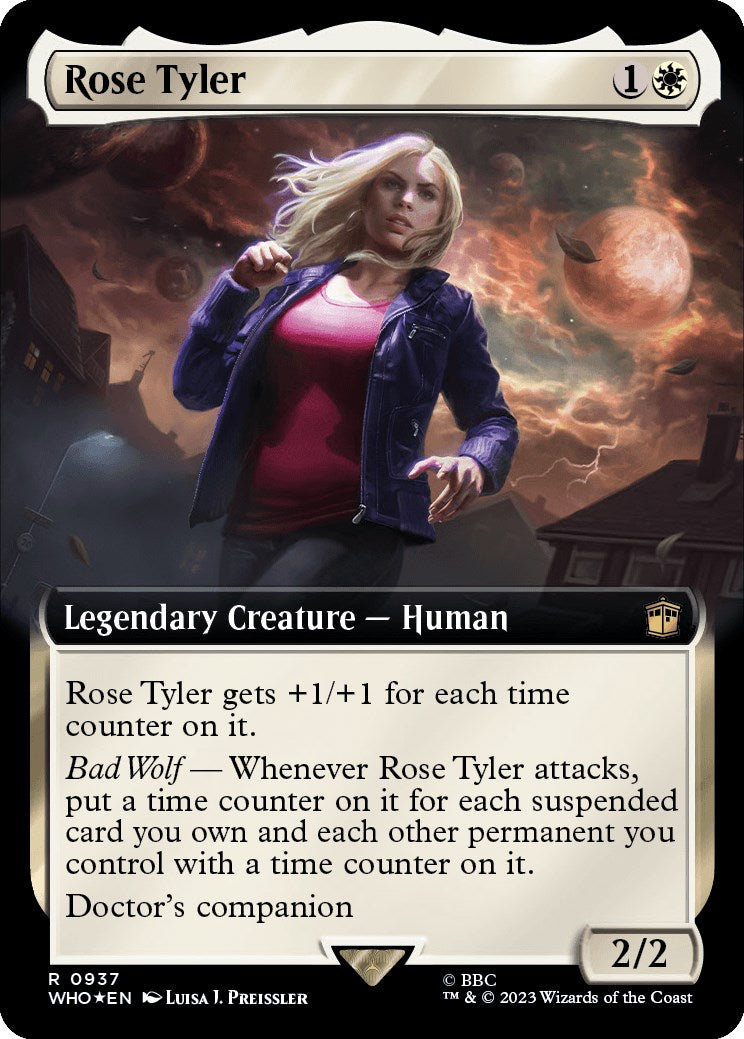 Rose Tyler (Extended Art) (Surge Foil) [Doctor Who] | Deep Dive Games St. Marys