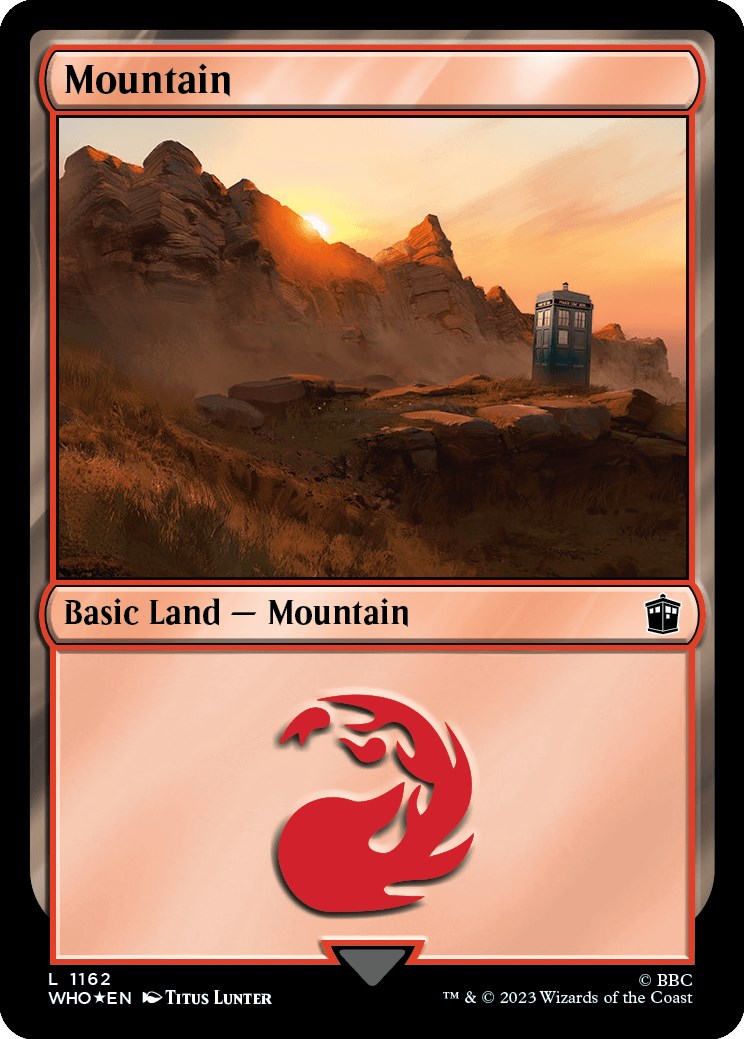 Mountain (1162) (Surge Foil) [Doctor Who] | Deep Dive Games St. Marys