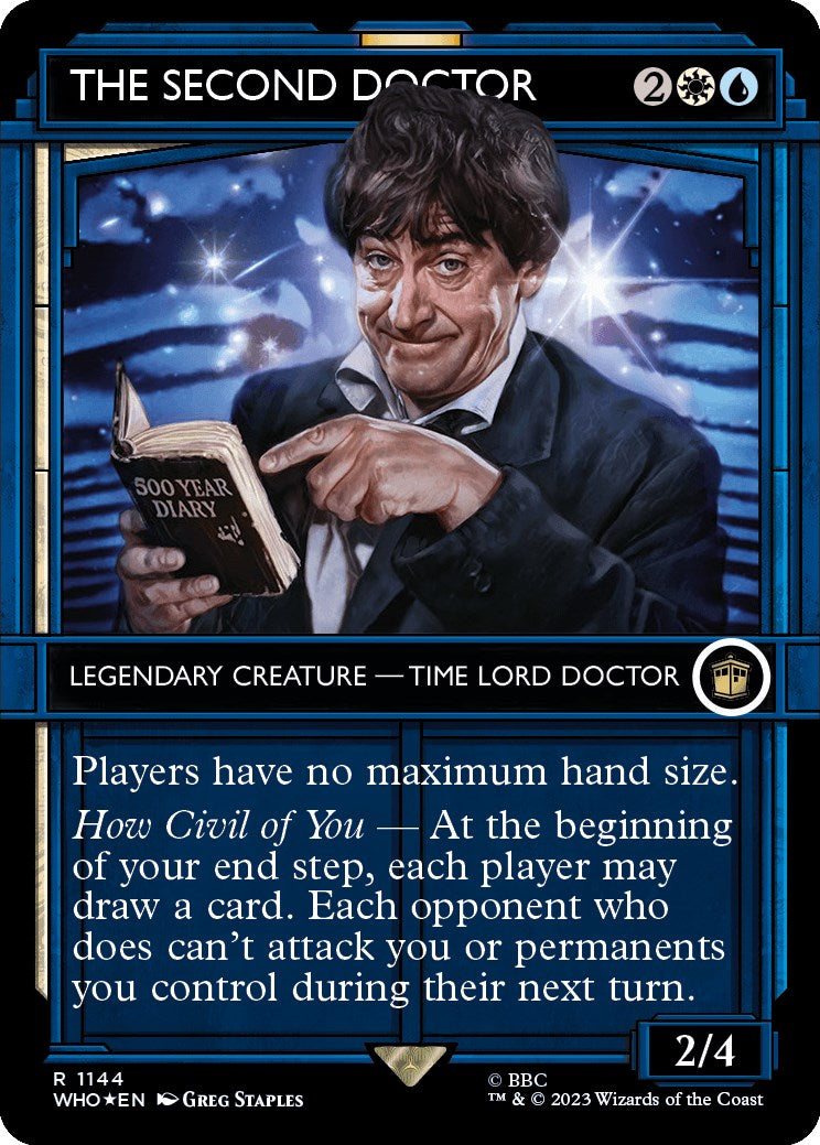 The Second Doctor (Showcase) (Surge Foil) [Doctor Who] | Deep Dive Games St. Marys