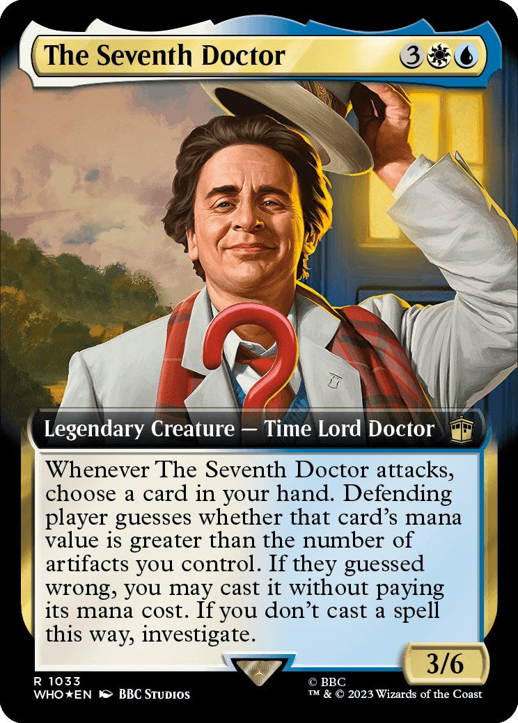 The Seventh Doctor (Extended Art) (Surge Foil) [Doctor Who] | Deep Dive Games St. Marys