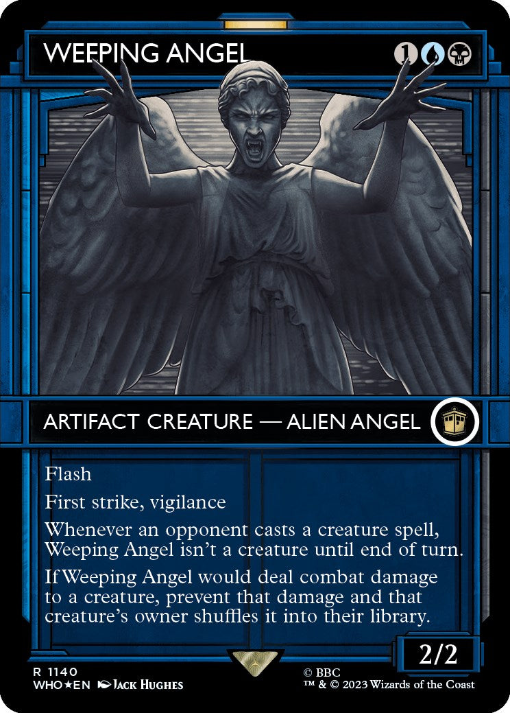 Weeping Angel (Showcase) (Surge Foil) [Doctor Who] | Deep Dive Games St. Marys