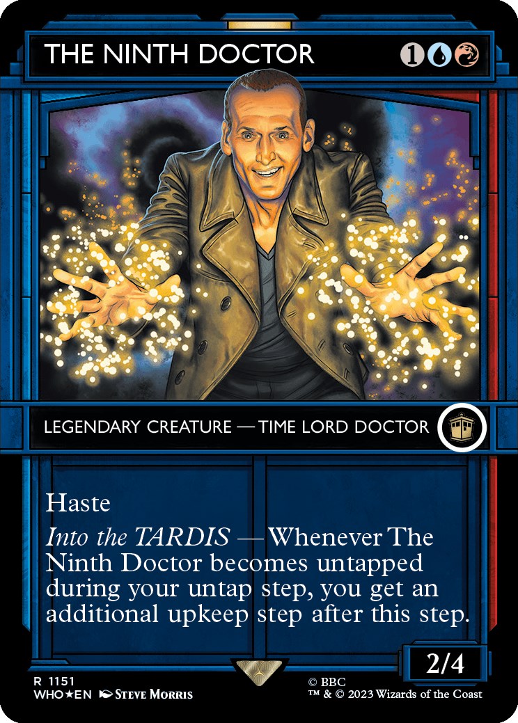 The Ninth Doctor (Showcase) (Surge Foil) [Doctor Who] | Deep Dive Games St. Marys