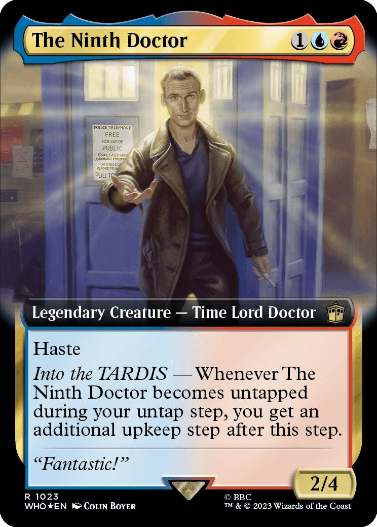 The Ninth Doctor (Extended Art) (Surge Foil) [Doctor Who] | Deep Dive Games St. Marys