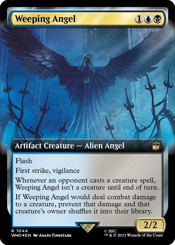 Weeping Angel (Extended Art) (Surge Foil) [Doctor Who] | Deep Dive Games St. Marys