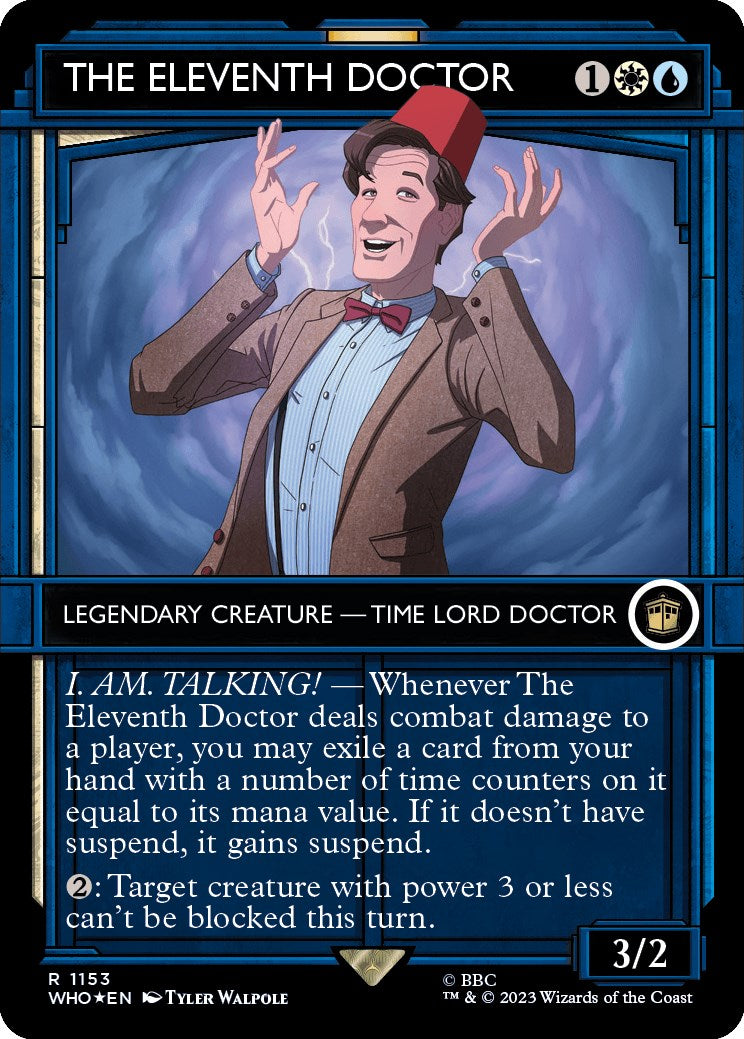 The Eleventh Doctor (Showcase) (Surge Foil) [Doctor Who] | Deep Dive Games St. Marys