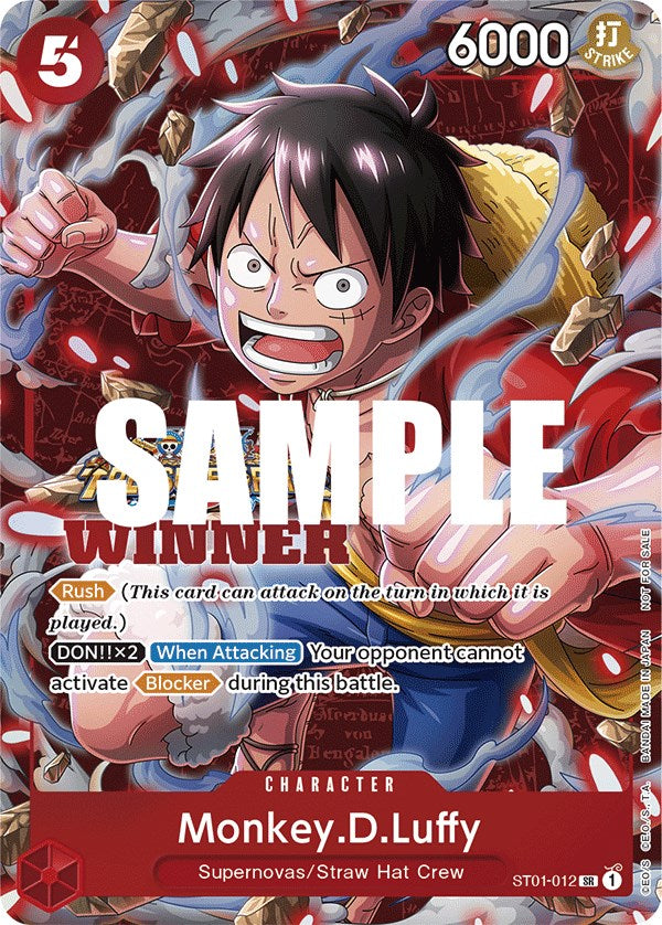 Monkey.D.Luffy (Winner Pack Vol. 5) [One Piece Promotion Cards] | Deep Dive Games St. Marys