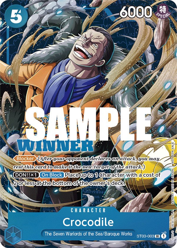 Crocodile (Winner Pack Vol. 5) [One Piece Promotion Cards] | Deep Dive Games St. Marys