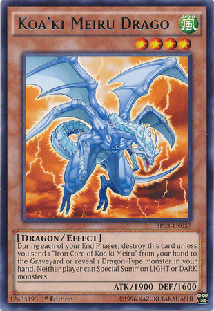 Koa'ki Meiru Drago [BP03-EN057] Rare | Deep Dive Games St. Marys