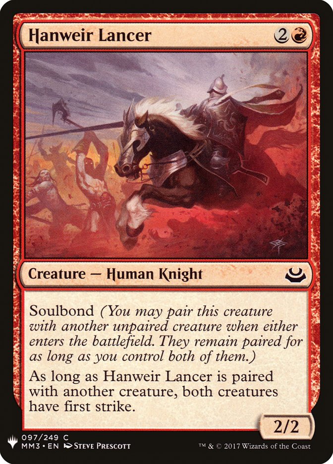Hanweir Lancer [Mystery Booster] | Deep Dive Games St. Marys