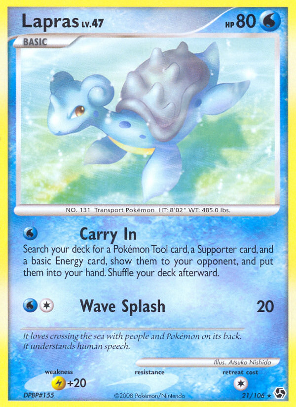 Lapras (21/106) [Diamond & Pearl: Great Encounters] | Deep Dive Games St. Marys