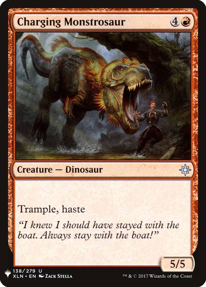 Charging Monstrosaur [Mystery Booster] | Deep Dive Games St. Marys