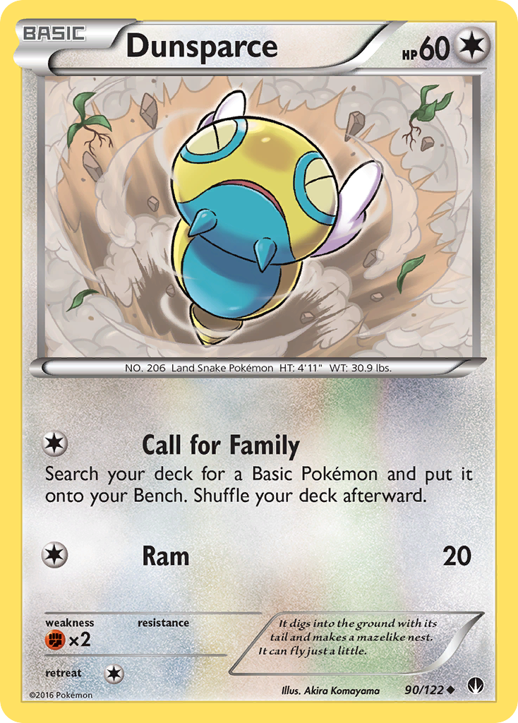 Dunsparce (90/122) [XY: BREAKpoint] | Deep Dive Games St. Marys