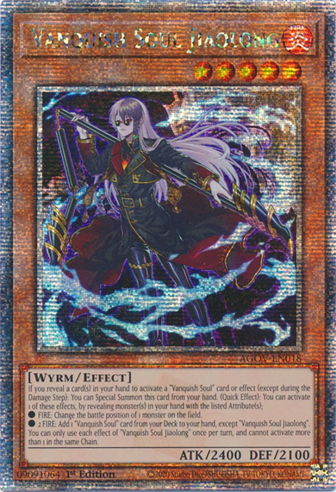 Vanquish Soul Jiaolong (Quarter Century Secret Rare) [AGOV-EN018] Quarter Century Secret Rare | Deep Dive Games St. Marys