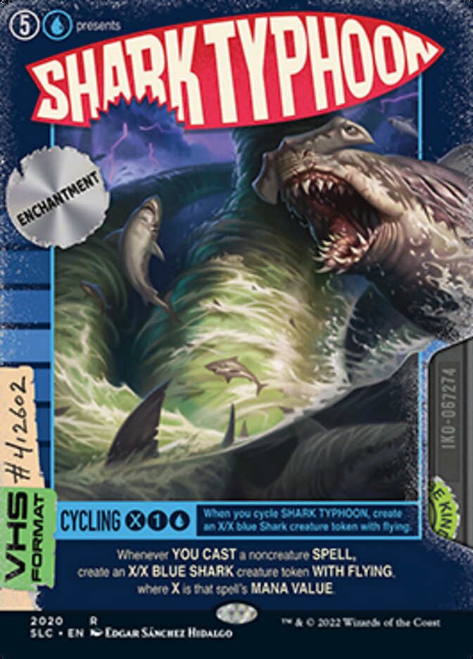 Shark Typhoon (Borderless Alternate Art) [Secret Lair Countdown Kit] | Deep Dive Games St. Marys