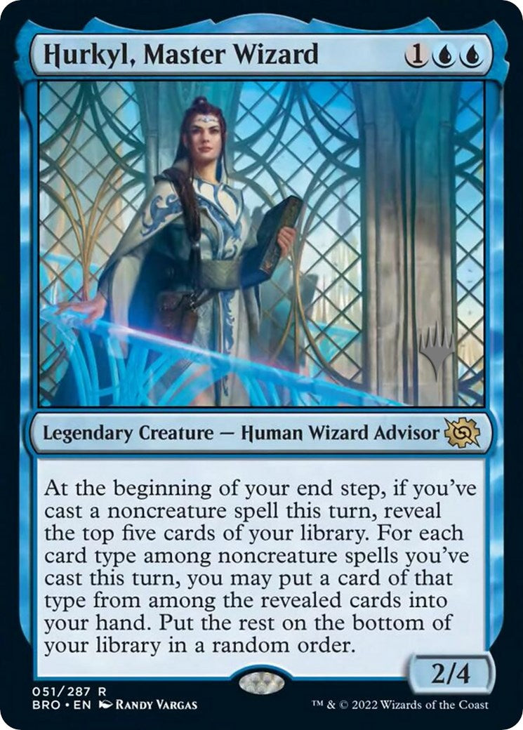 Hurkyl, Master Wizard (Promo Pack) [The Brothers' War Promos] | Deep Dive Games St. Marys