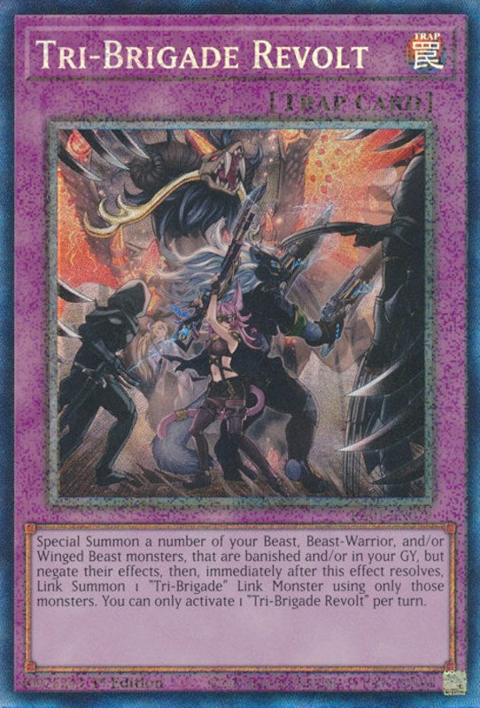 Tri-Brigade Revolt [RA01-EN079] Prismatic Collector's Rare | Deep Dive Games St. Marys