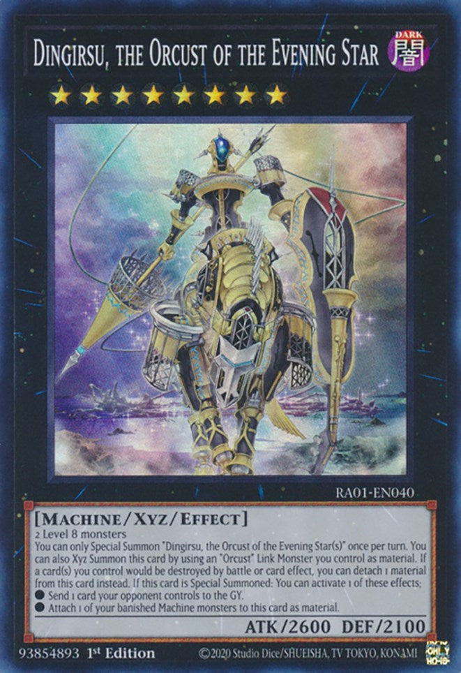 Dingirsu, the Orcust of the Evening Star [RA01-EN040] Super Rare | Deep Dive Games St. Marys