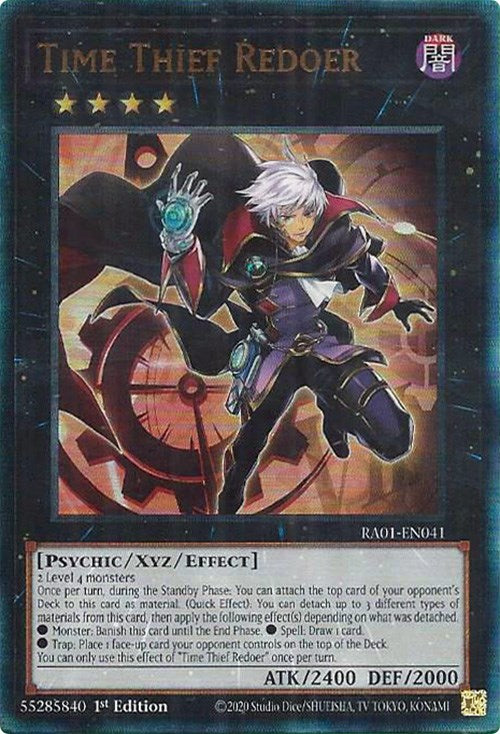 Time Thief Redoer [RA01-EN041] Prismatic Ultimate Rare | Deep Dive Games St. Marys