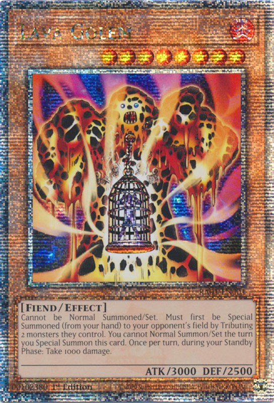 Lava Golem [RA01-EN001] Quarter Century Secret Rare | Deep Dive Games St. Marys