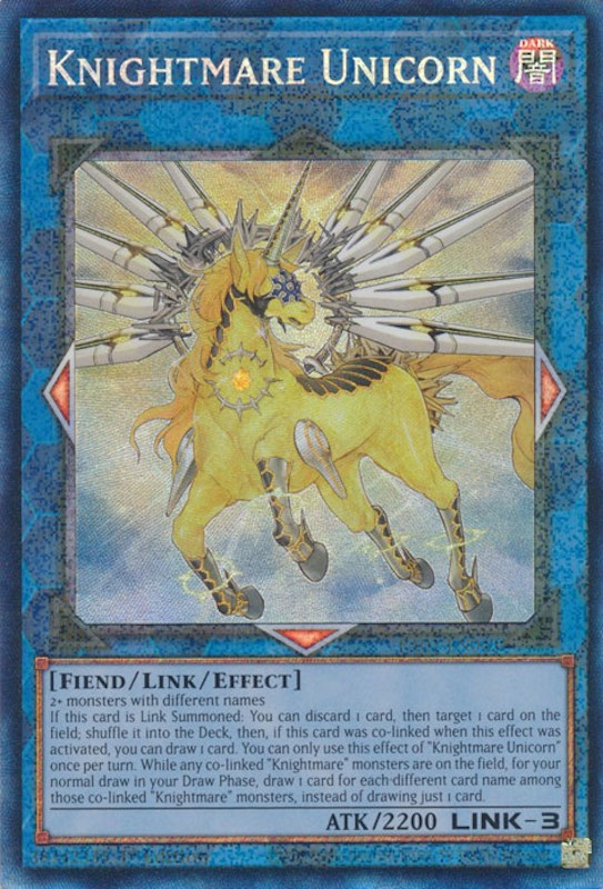 Knightmare Unicorn [RA01-EN043] Prismatic Collector's Rare | Deep Dive Games St. Marys