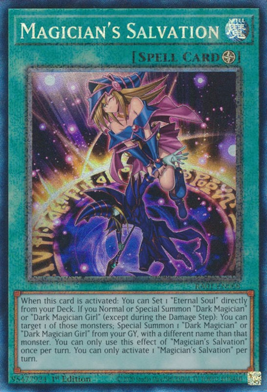 Magician's Salvation [RA01-EN068] Prismatic Collector's Rare | Deep Dive Games St. Marys