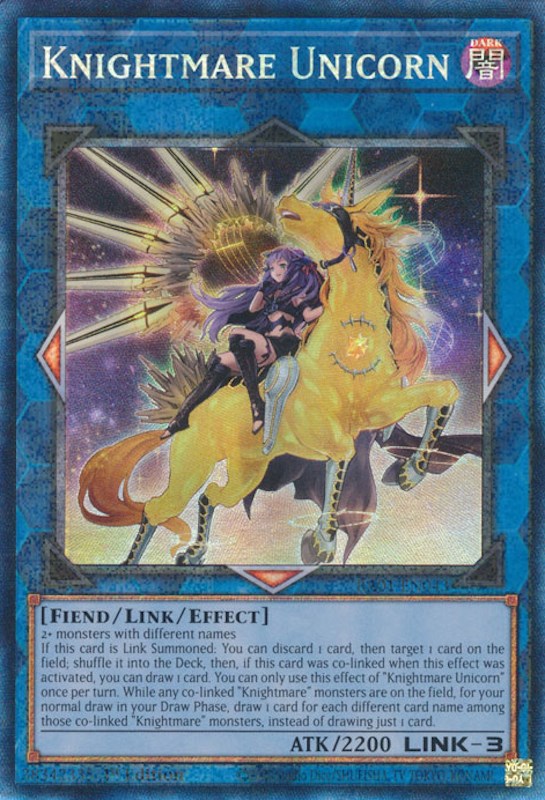 Knightmare Unicorn (Alternate Art) [RA01-EN043] Prismatic Collector's Rare | Deep Dive Games St. Marys