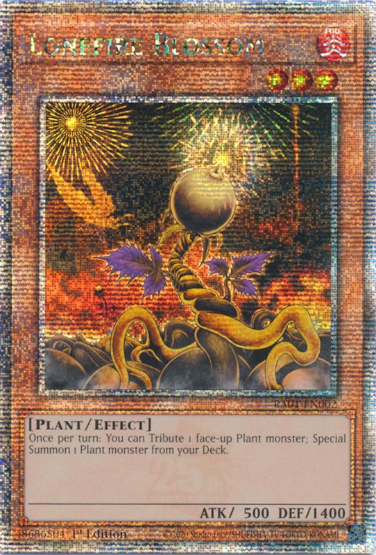 Lonefire Blossom [RA01-EN002] Quarter Century Secret Rare | Deep Dive Games St. Marys