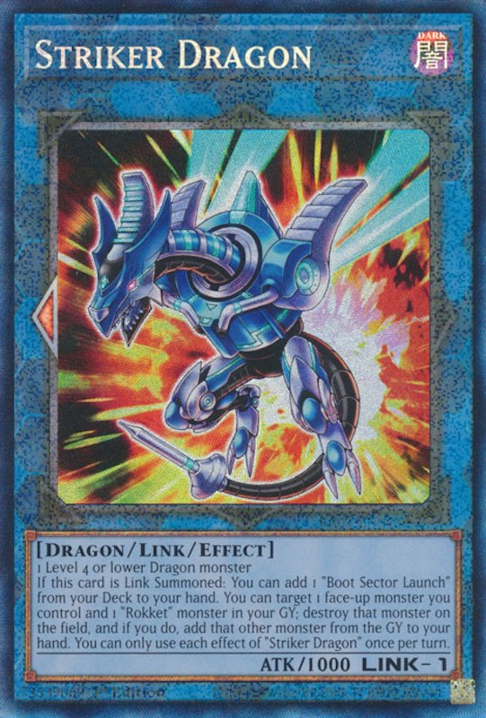 Striker Dragon [RA01-EN046] Prismatic Collector's Rare | Deep Dive Games St. Marys