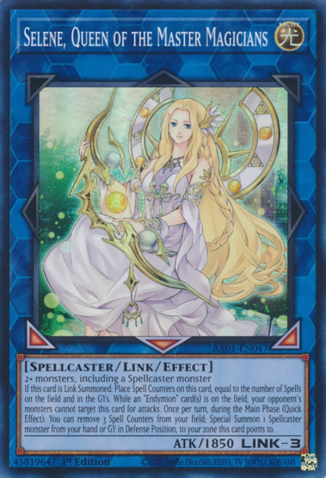 Selene, Queen of the Master Magicians [RA01-EN047] Super Rare | Deep Dive Games St. Marys