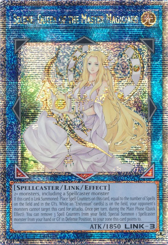 Selene, Queen of the Master Magicians [RA01-EN047] Quarter Century Secret Rare | Deep Dive Games St. Marys