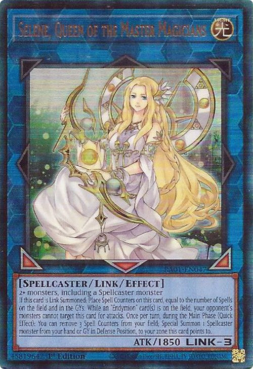 Selene, Queen of the Master Magicians [RA01-EN047] Prismatic Ultimate Rare | Deep Dive Games St. Marys