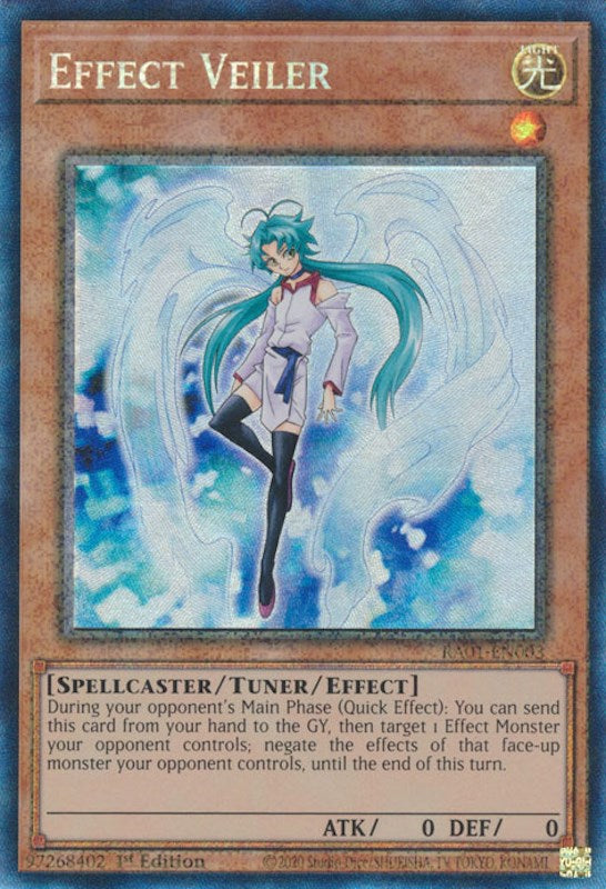 Effect Veiler [RA01-EN003] Prismatic Collector's Rare | Deep Dive Games St. Marys