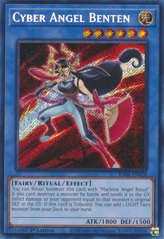 Cyber Angel Benten [RA01-EN024] Secret Rare | Deep Dive Games St. Marys