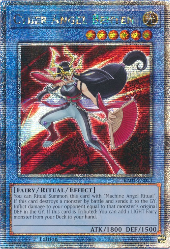 Cyber Angel Benten [RA01-EN024] Quarter Century Secret Rare | Deep Dive Games St. Marys