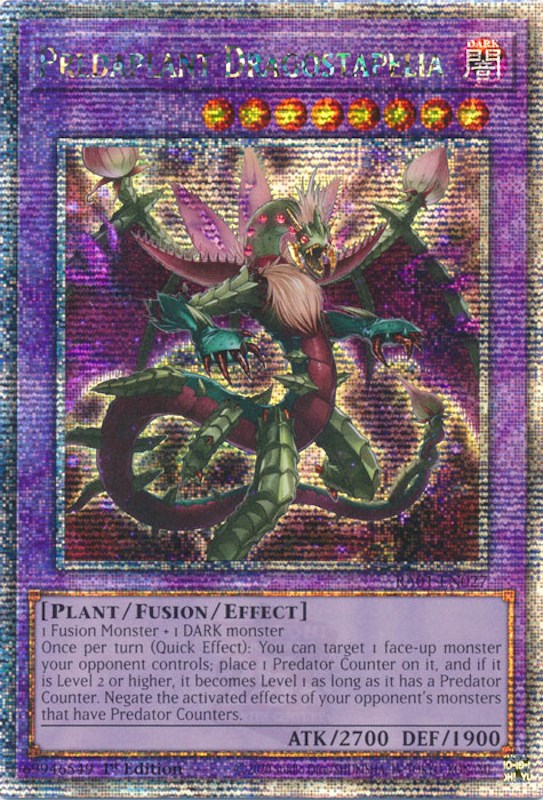 Predaplant Dragostapelia [RA01-EN027] Quarter Century Secret Rare | Deep Dive Games St. Marys