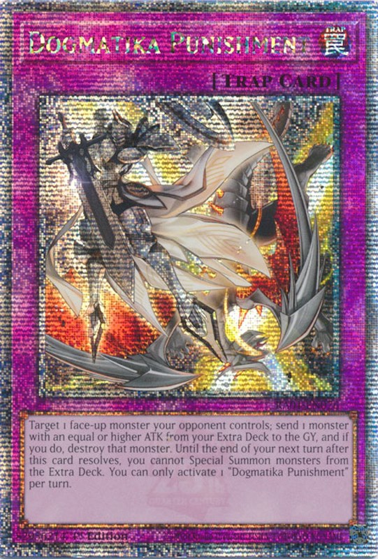 Dogmatika Punishment [RA01-EN076] Quarter Century Secret Rare | Deep Dive Games St. Marys