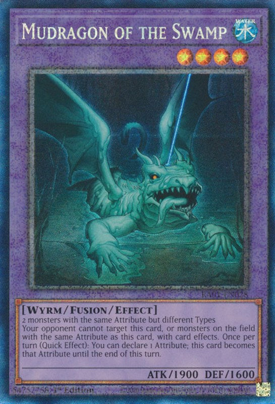 Mudragon of the Swamp [RA01-EN028] Prismatic Collector's Rare | Deep Dive Games St. Marys