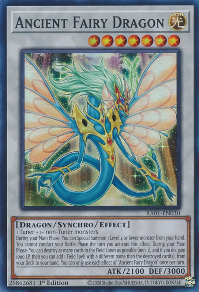 Ancient Fairy Dragon [RA01-EN030] Super Rare | Deep Dive Games St. Marys