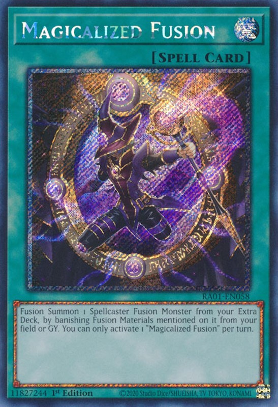 Magicalized Fusion [RA01-EN058] Platinum Secret Rare | Deep Dive Games St. Marys