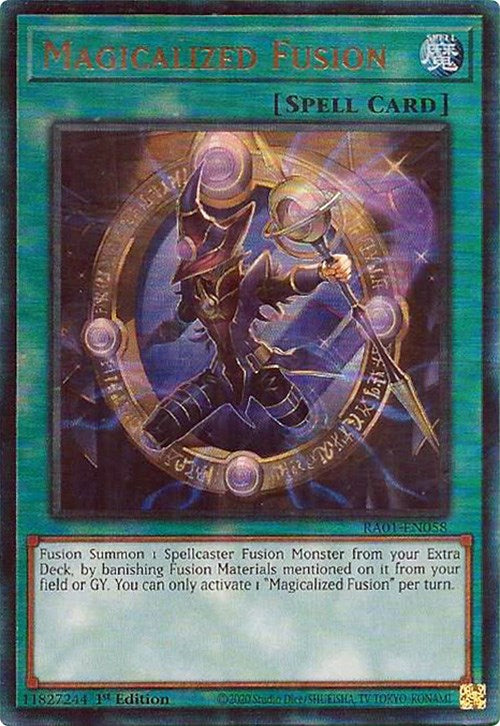 Magicalized Fusion [RA01-EN058] Prismatic Ultimate Rare | Deep Dive Games St. Marys