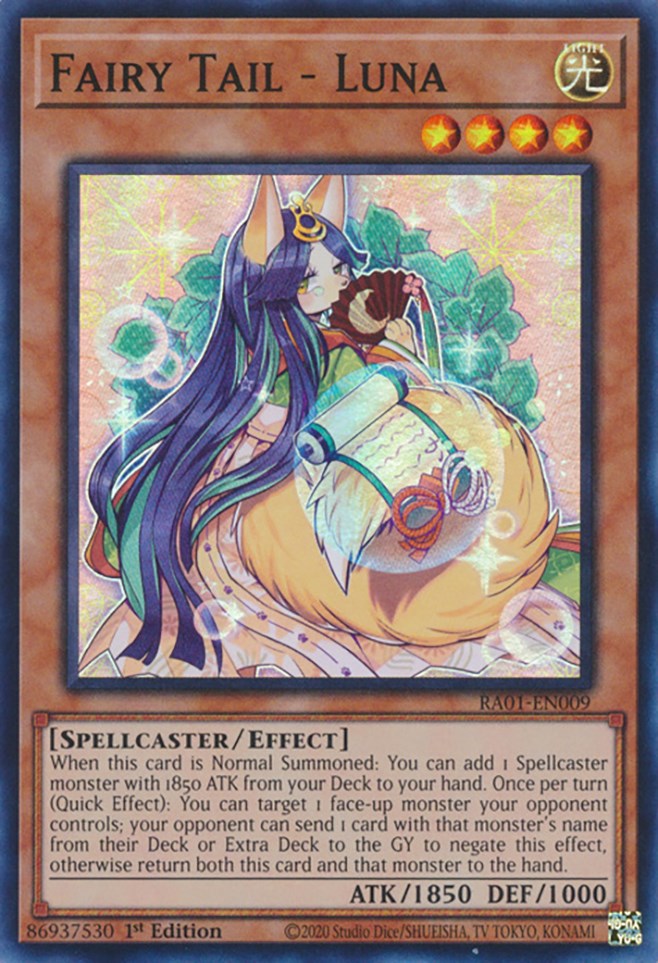 Fairy Tail - Luna [RA01-EN009] Super Rare | Deep Dive Games St. Marys