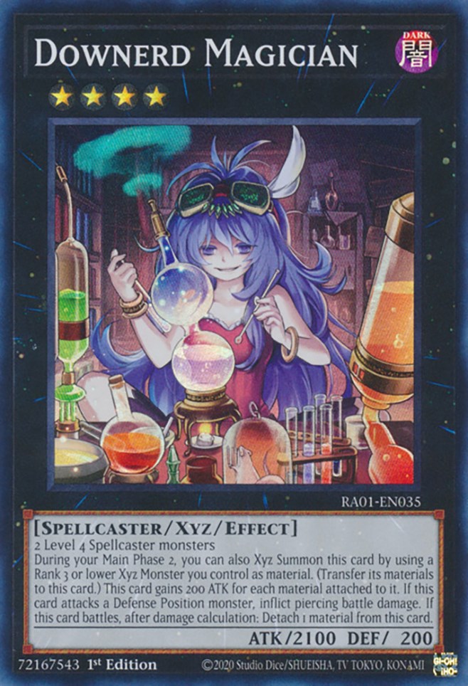 Downerd Magician [RA01-EN035] Super Rare | Deep Dive Games St. Marys