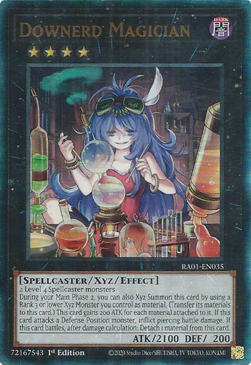 Downerd Magician [RA01-EN035] Prismatic Ultimate Rare | Deep Dive Games St. Marys