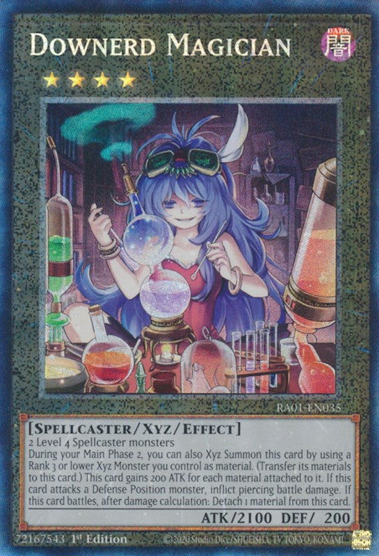 Downerd Magician [RA01-EN035] Prismatic Collector's Rare | Deep Dive Games St. Marys